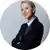 businesswoman in a classic black business suit MR2T2JB
